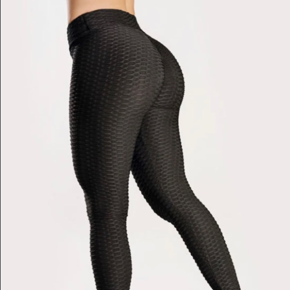Anti-Cellulite Push-up Leggings In Black